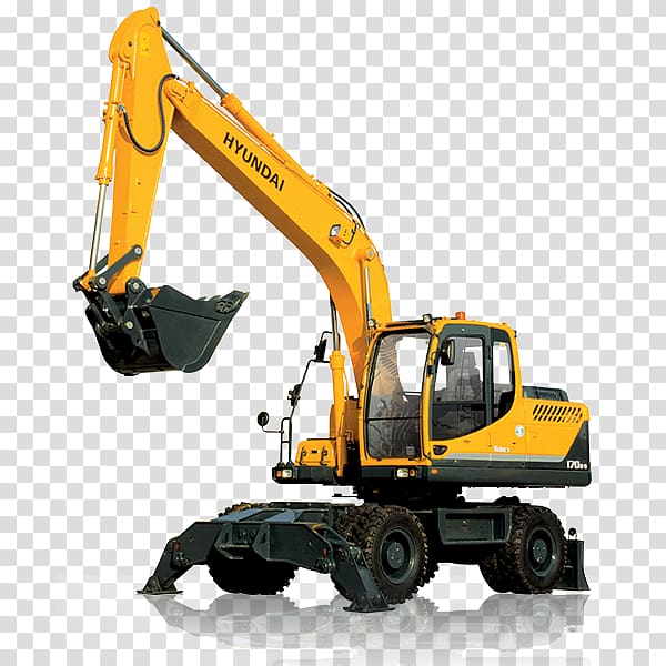 Excavator transparent background PNG clipart