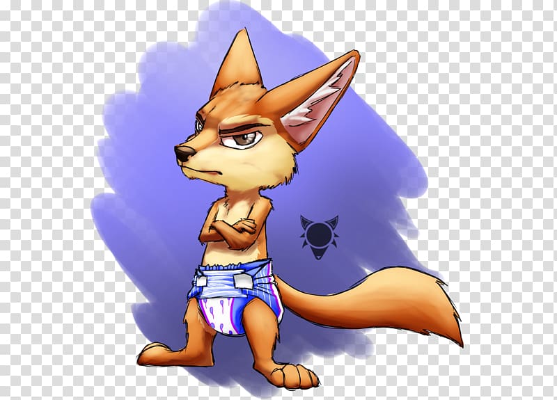 Dog Diaper Finnick Red fox Infant, Dog transparent background PNG clipart