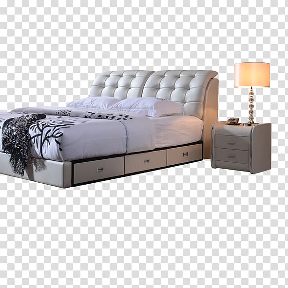 Bed frame Furniture Mattress Bedroom, bed transparent background PNG clipart