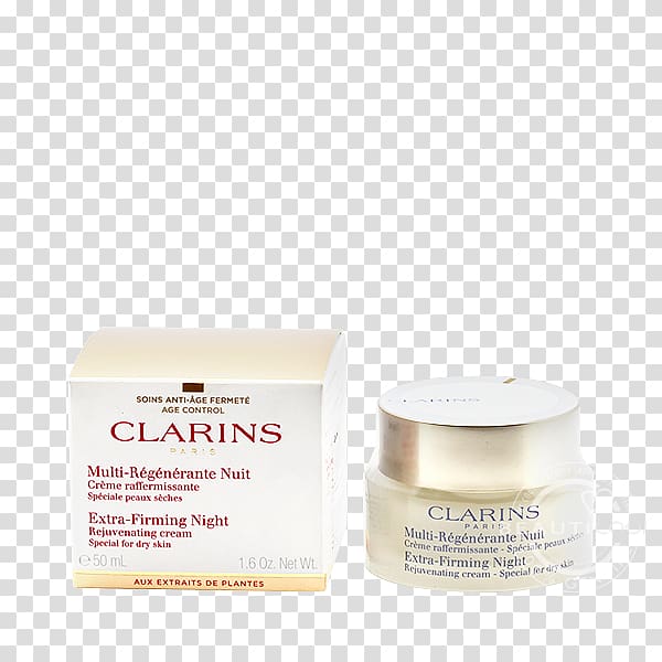 Clarins Extra-Firming Night Rejuvenating Cream Skin Xeroderma, Clarins transparent background PNG clipart