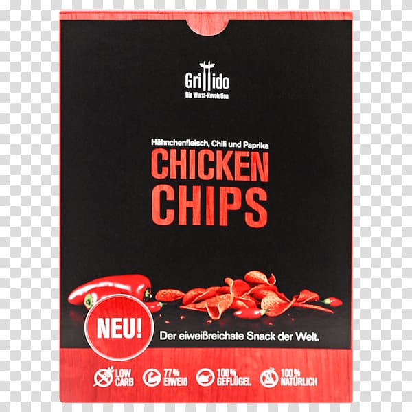 Grillido Chicken Chips Chili Supermarket REWE Group Product, Chicken and chips transparent background PNG clipart