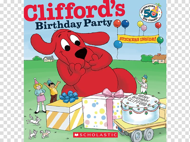 Clifford's Birthday Party Clifford the Big Red Dog Clifford the Firehouse Dog Clifford's Bedtime Clifford Collection, clifford transparent background PNG clipart