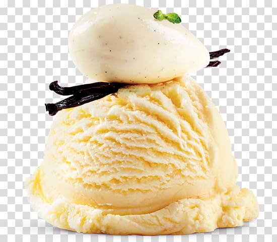 Gelato Ice cream Sorbet Flavor, French Vanilla transparent background PNG clipart