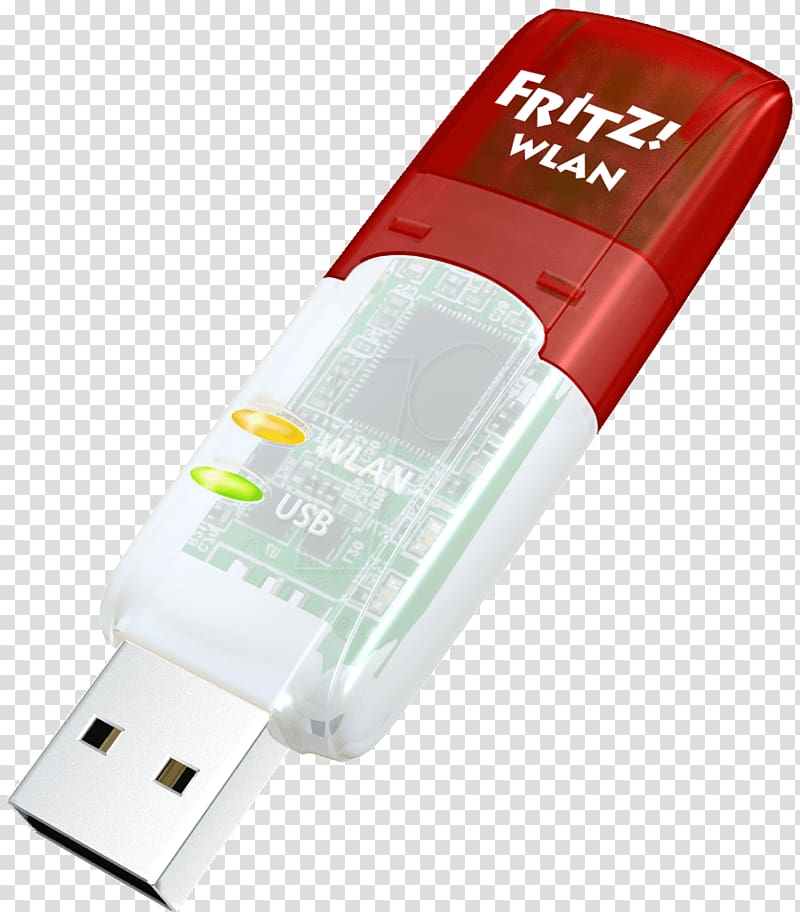 AVM GmbH Wireless network interface controller Wireless LAN USB Fritz!Box, usb transparent background PNG clipart