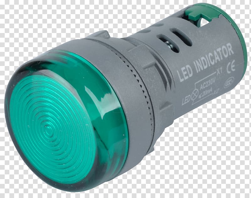 Flashlight Green Light-emitting diode Signal lamp, flashlight transparent background PNG clipart