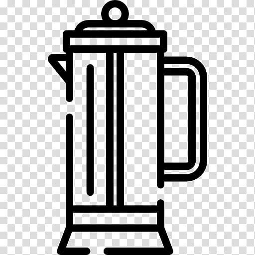 Line Font, French Press transparent background PNG clipart