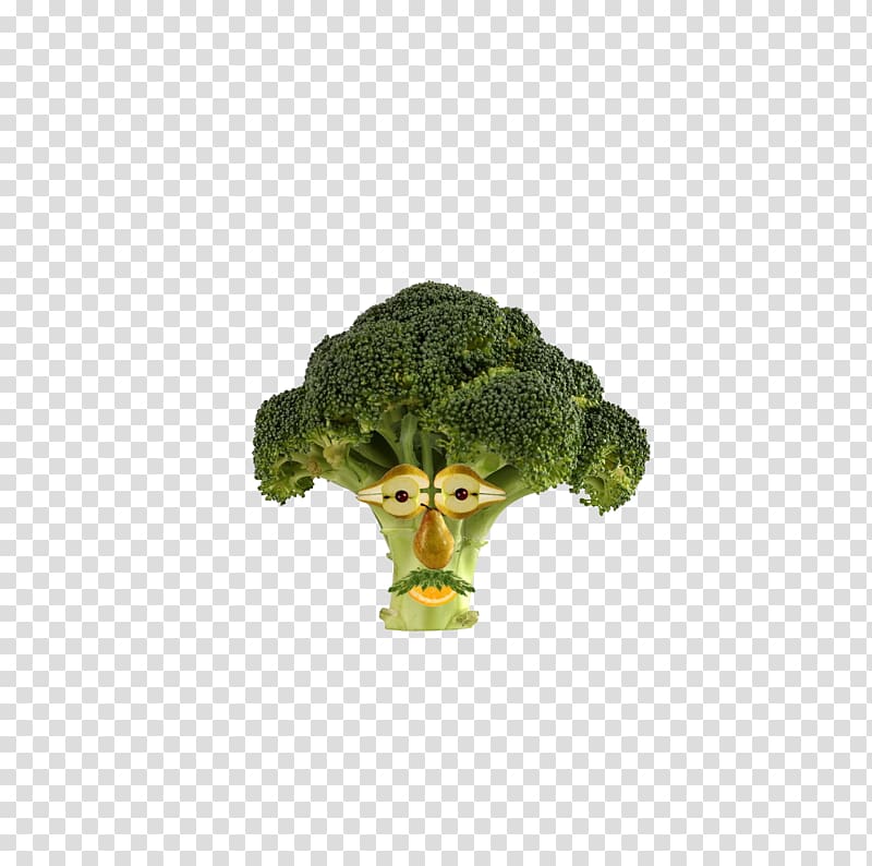 Vegetarian cuisine Fruit Vegetable Healthy diet, cartoon broccoli transparent background PNG clipart