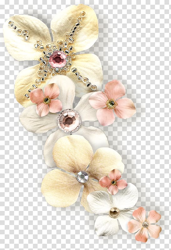 jewels flowers transparent background PNG clipart