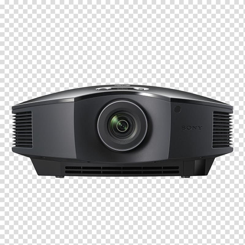 Multimedia Projectors Silicon X-tal Reflective Display Home Theater Systems Sony Corporation, Projector transparent background PNG clipart