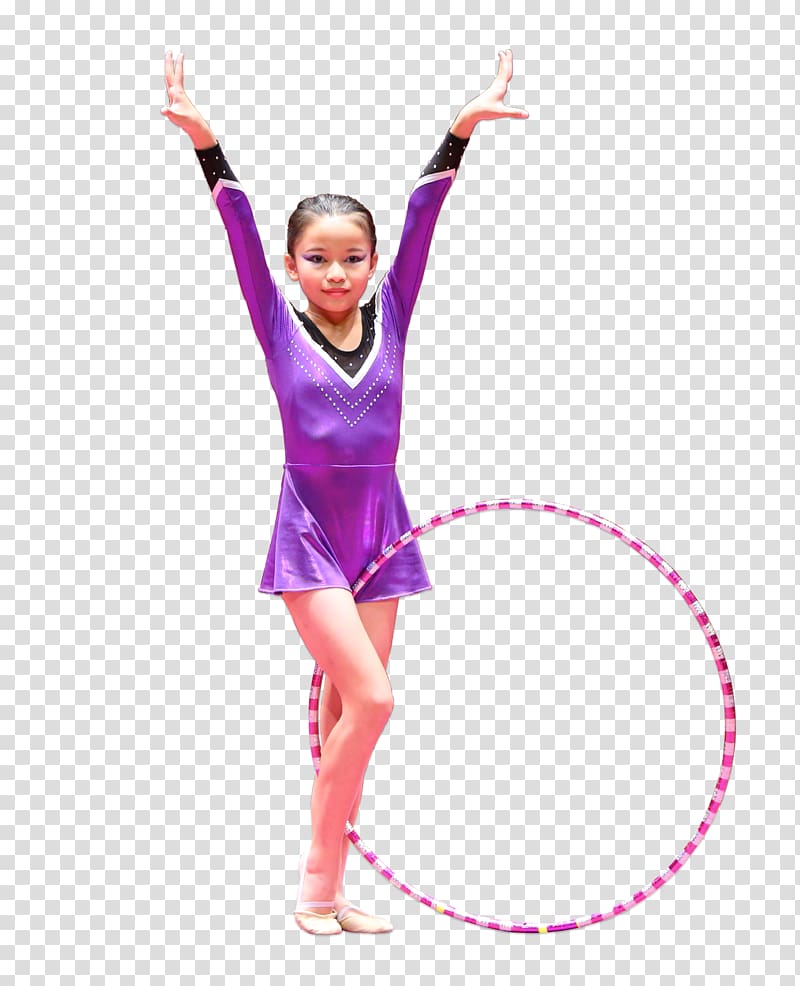 Gymnastics Clipart-girl dances in a rhythmic gymnastics routine