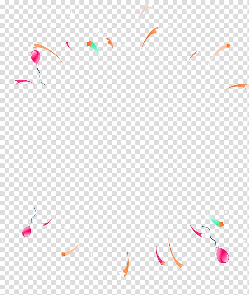 Paper Petal Pattern, Orange simple fireworks floating material transparent background PNG clipart
