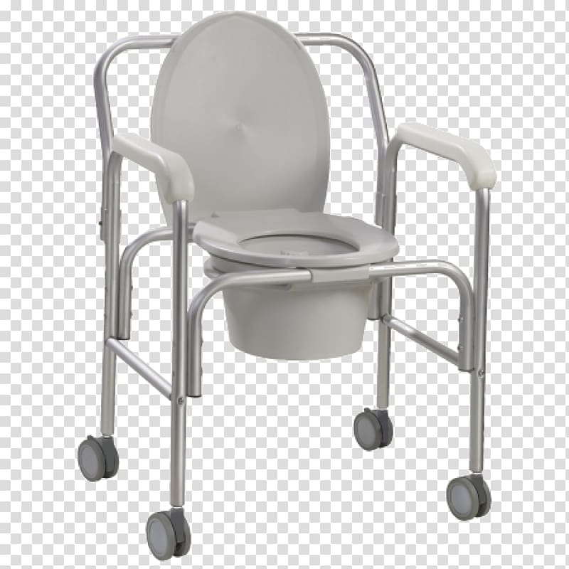 Bedside Tables Steel Folding Bedside Commode Grab Bars Adjustable Toilet Seat Handicap Assist Chair Portable Upholstered Wheeled Drop Arm Bedside Commode, Earthquake Safety Bed transparent background PNG clipart
