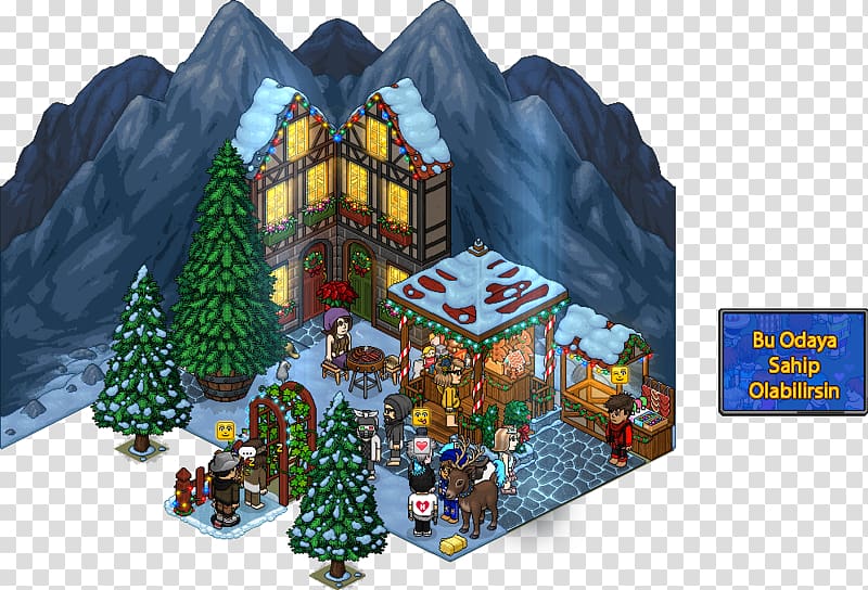 Habbo Christmas village Game Snow patch, christmas transparent background PNG clipart