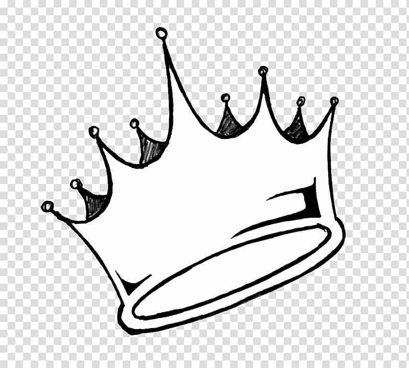 white crown , Drawing Crown King , black and white transparent background PNG clipart