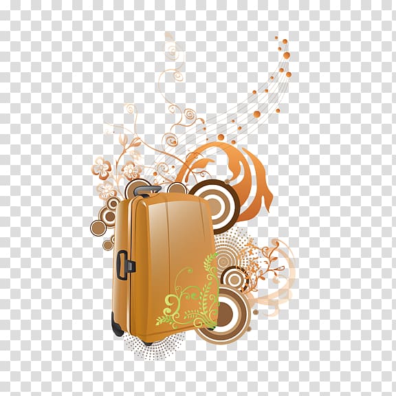 Curve Suitcase Icon, Suitcase transparent background PNG clipart