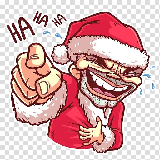 Telegram Sticker Santa Claus YouTube Emoji, others transparent background PNG clipart