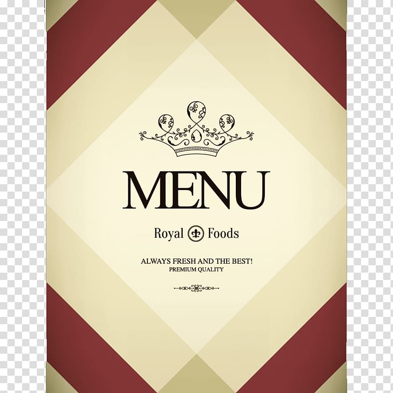 Menu Royal Foods logo, Fast food Cafe Menu, Simple menu transparent background PNG clipart