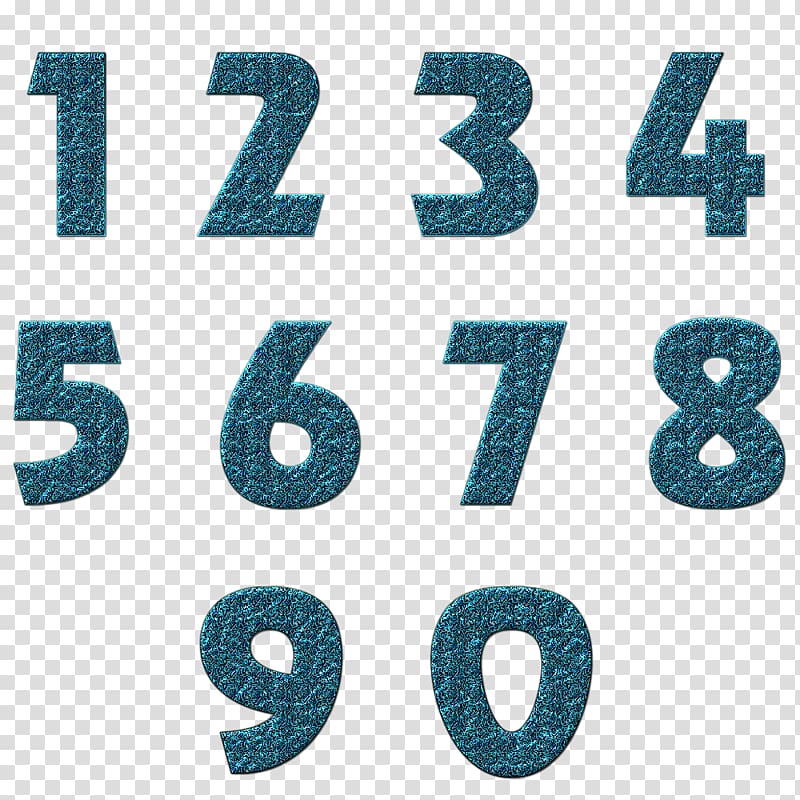 Number Drawing Font, others transparent background PNG clipart