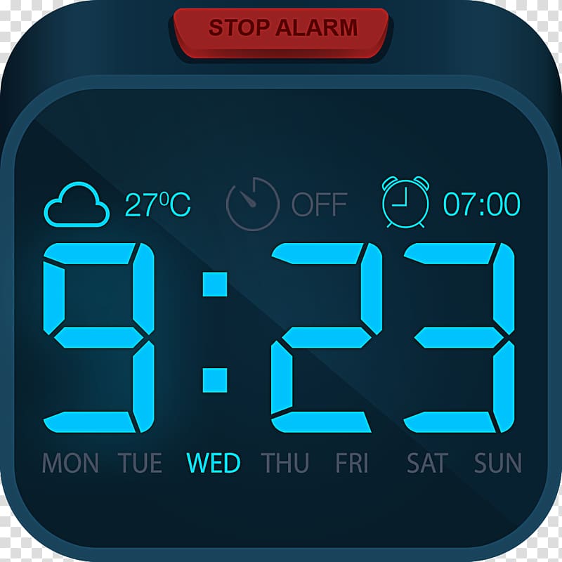 Digital clock Alarm Clocks Timer Countdown, alarm clock transparent background PNG clipart