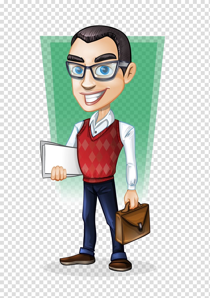 Businessperson Cartoon, businessman transparent background PNG clipart