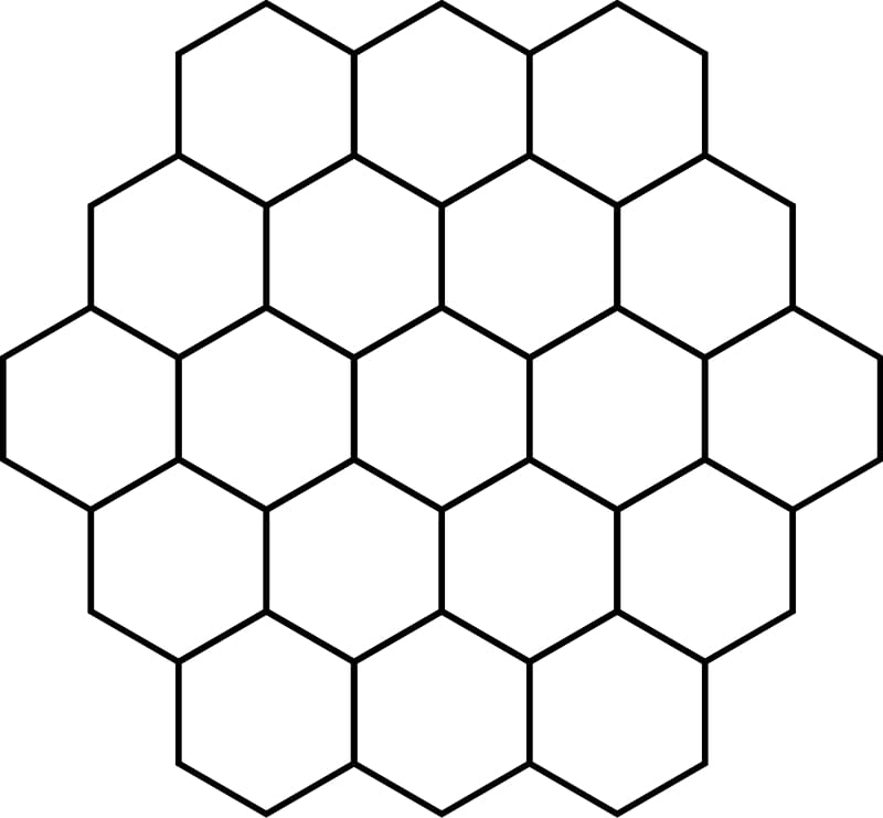 Magic hexagon Polygon Shape Internal angle, Hexagon transparent background PNG clipart