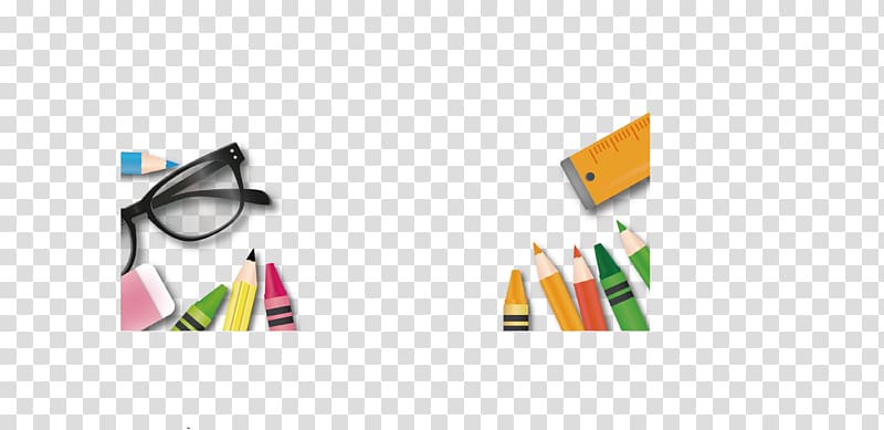 Logo Pencil, Color drawing tools transparent background PNG clipart