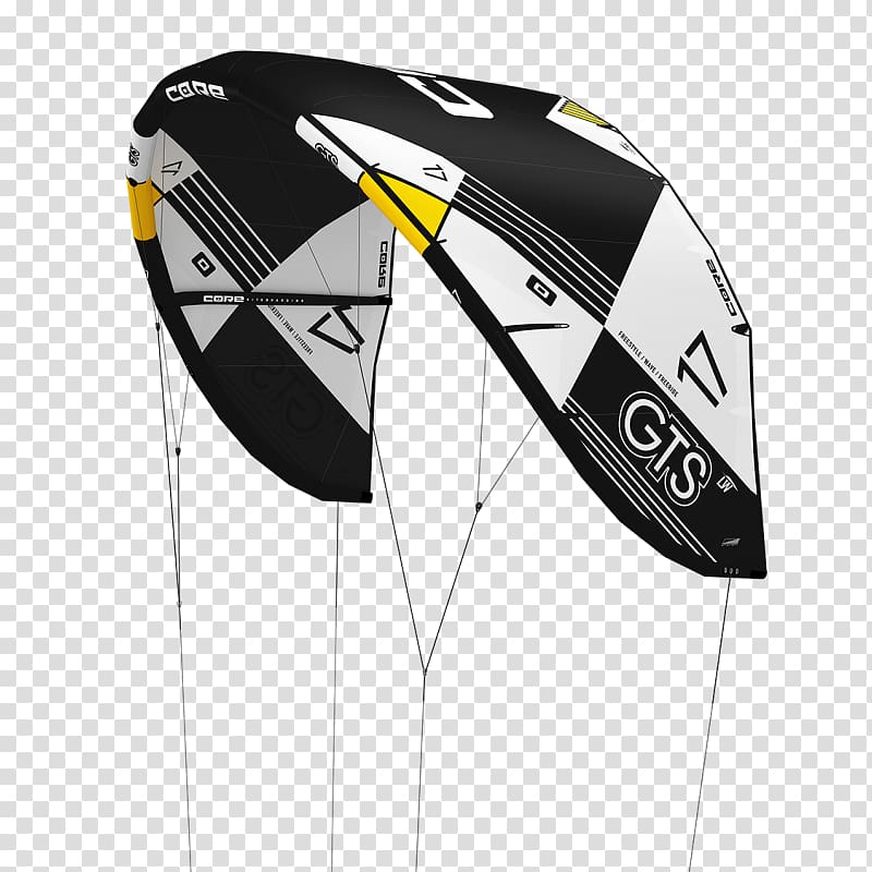 Kitesurfing Power kite CORE GTS4 Kite, kitesurfing art transparent background PNG clipart