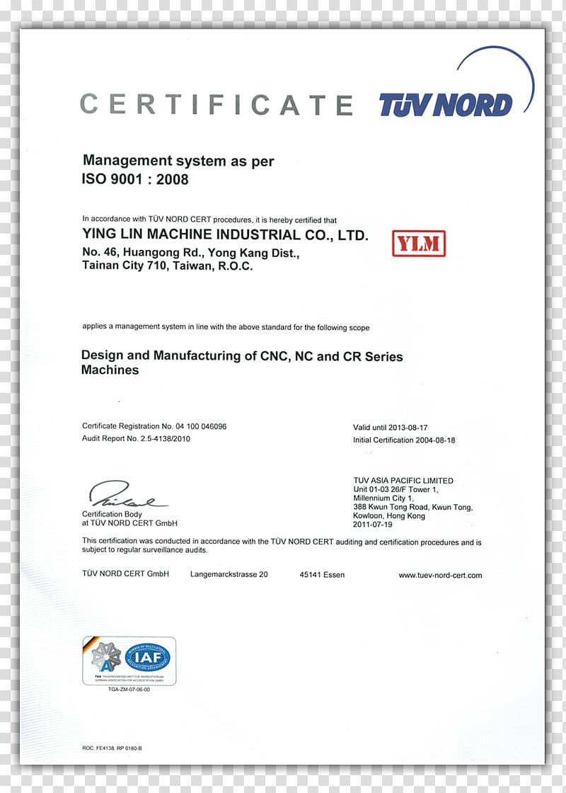 Technischer Überwachungsverein Certification Business ISO/TS 16949 ISO 9000, Business transparent background PNG clipart