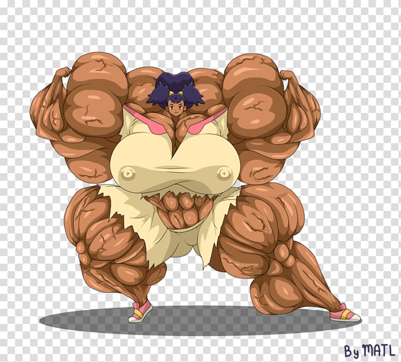 Art Character Pokémon Carnivora, muscle growth girl transparent background PNG clipart