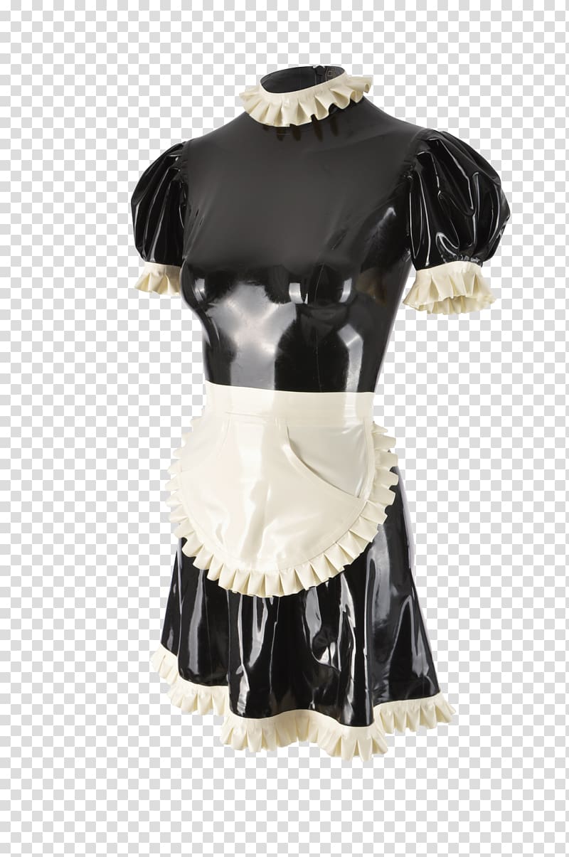 Sleeve T-shirt Dress French maid Clothing, T-shirt transparent background PNG clipart