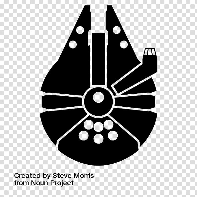 Millennium Falcon Han Solo Yoda Star Wars , star wars transparent background PNG clipart