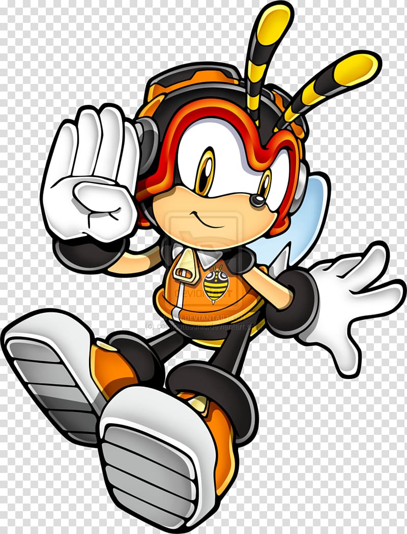 Knuckles\' Chaotix Charmy Bee Sonic Heroes Espio the Chameleon Knuckles the Echidna, high pitch transparent background PNG clipart