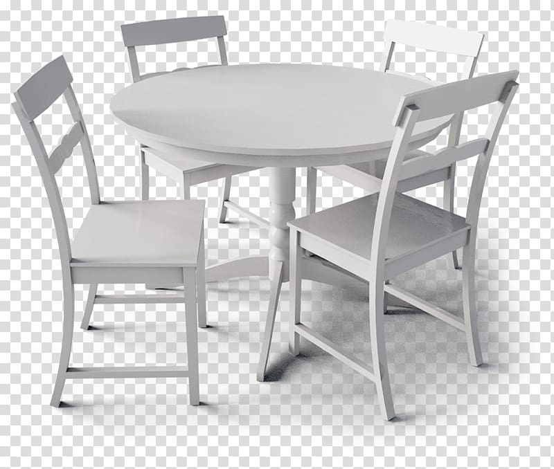 transparent table and chairs
