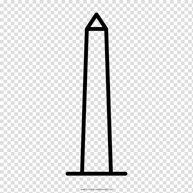 Washington Monument Lincoln Memorial Drawing Coloring book, washington monument transparent background PNG clipart