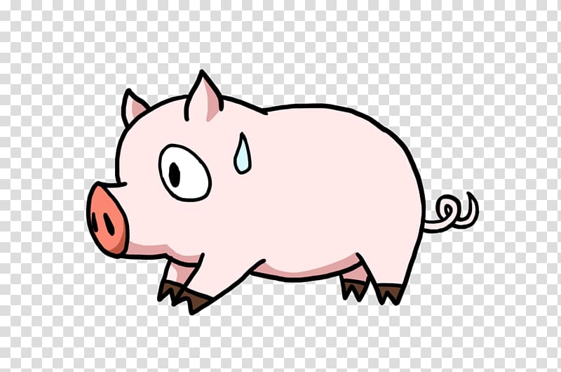 Flying Pig Marathon Porky Pig Animated film , pig transparent background  PNG clipart | HiClipart