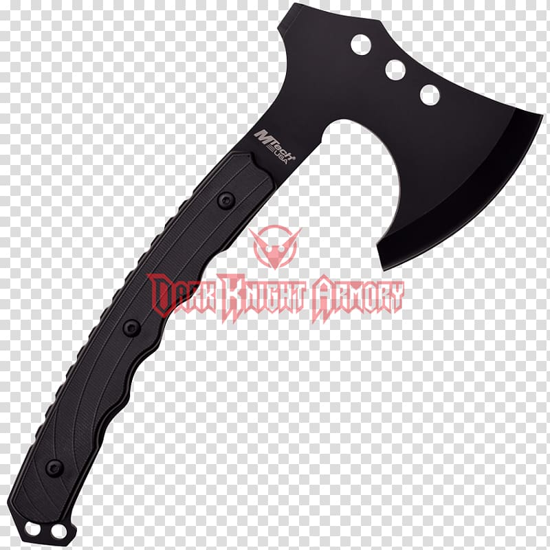 Hunting & Survival Knives Hatchet Tomahawk Throwing axe, Axe transparent background PNG clipart