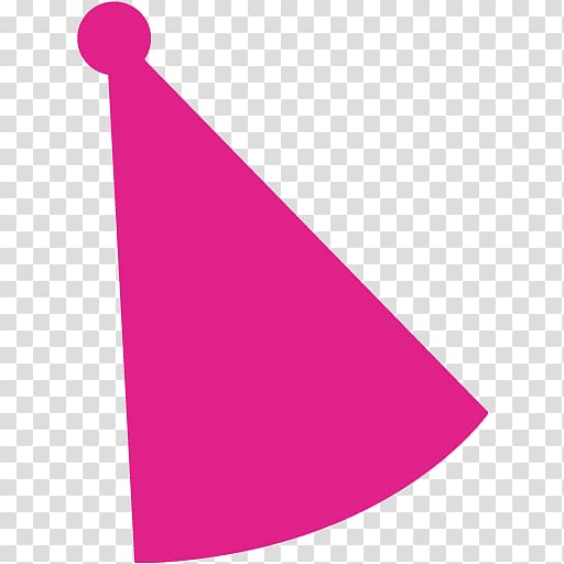 Pink Party hat Computer Icons Red, birthday hat transparent background PNG clipart