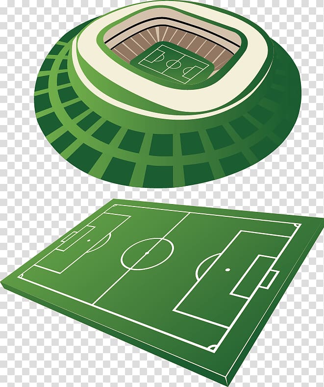 Football pitch, Green football field transparent background PNG clipart