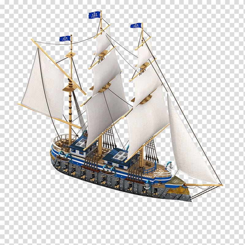 Brigantine Clipper Barque Schooner, Pirates Of The Caribbean ship transparent background PNG clipart