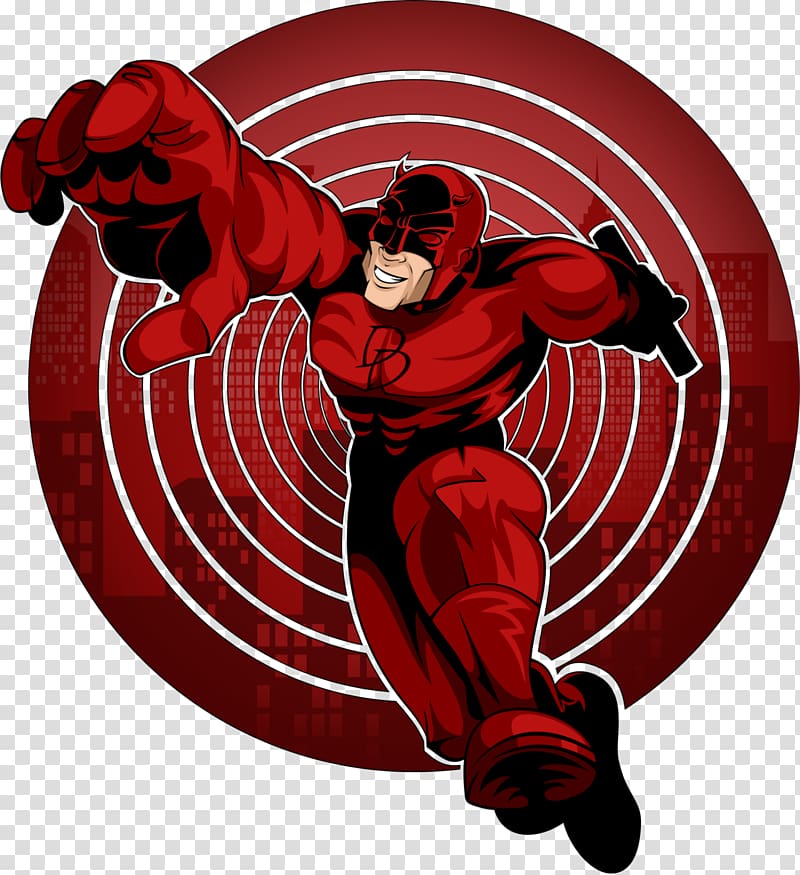 Daredevil Elektra Hulk, Daredevil transparent background PNG clipart