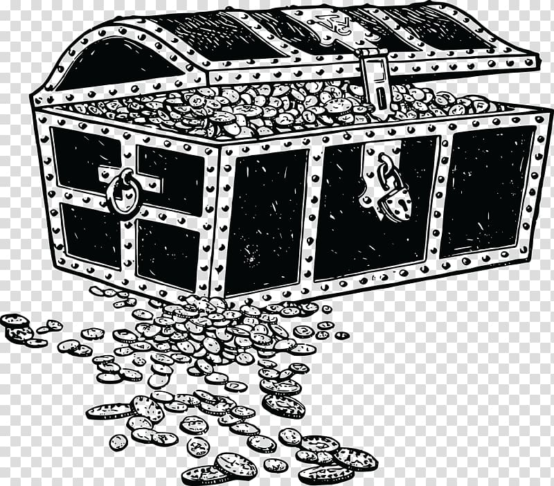 Buried treasure Treasure hunting , PIRATE CHEST transparent background PNG clipart