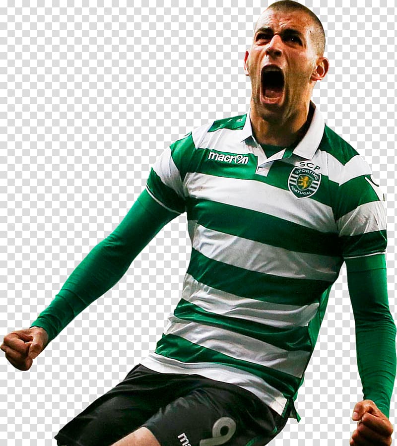 Islam Slimani 2018 World Cup Algeria national football team Jersey Sporting CP, Dost transparent background PNG clipart