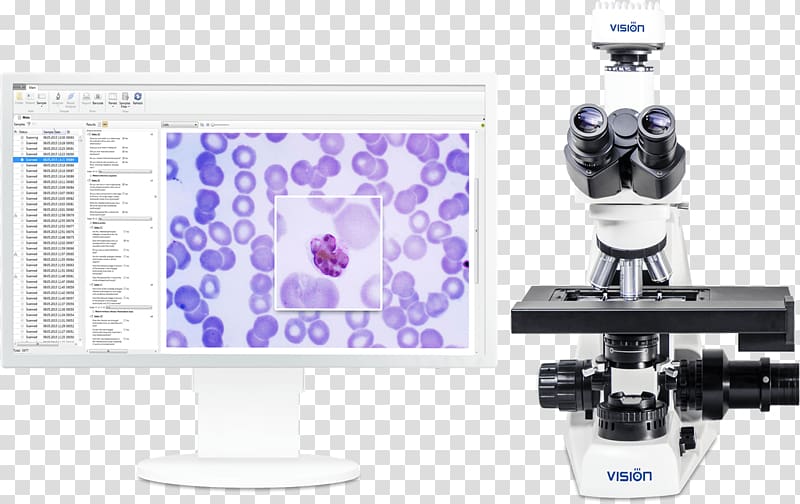 Microscope Quartan malaria Technology, microscope transparent background PNG clipart