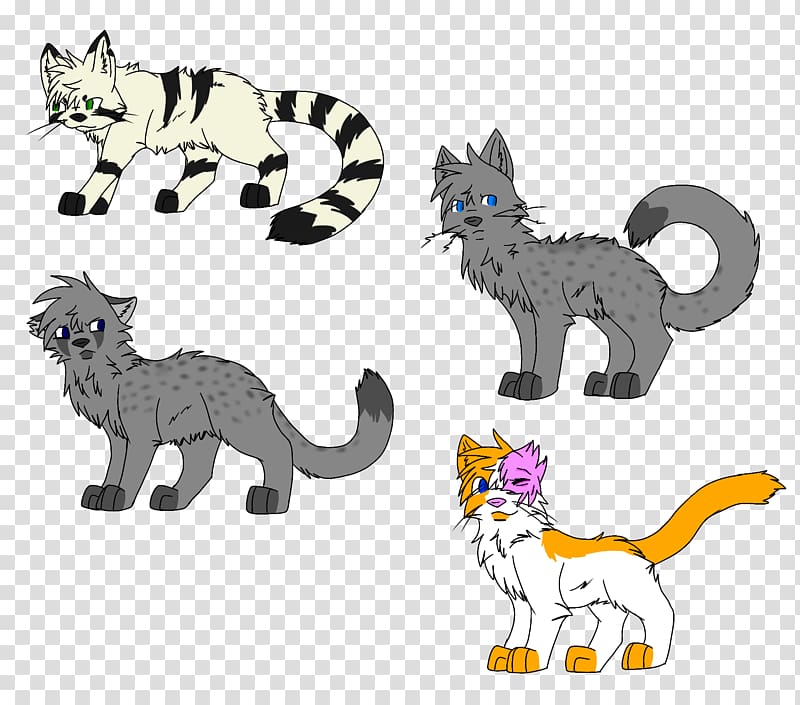 Fire and Ice Cat Into the Wild Kitten Warriors, Cat transparent background PNG clipart