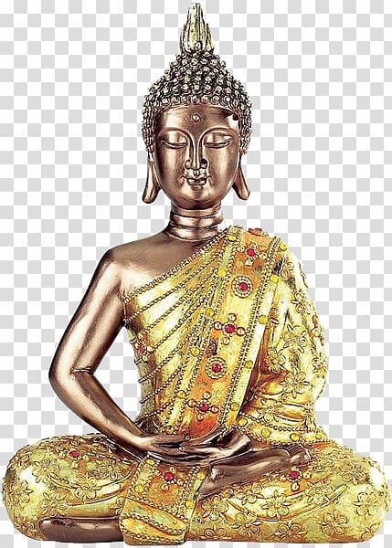 Brass Buddhahood Bronze Statue Canvas, Brass transparent background PNG clipart