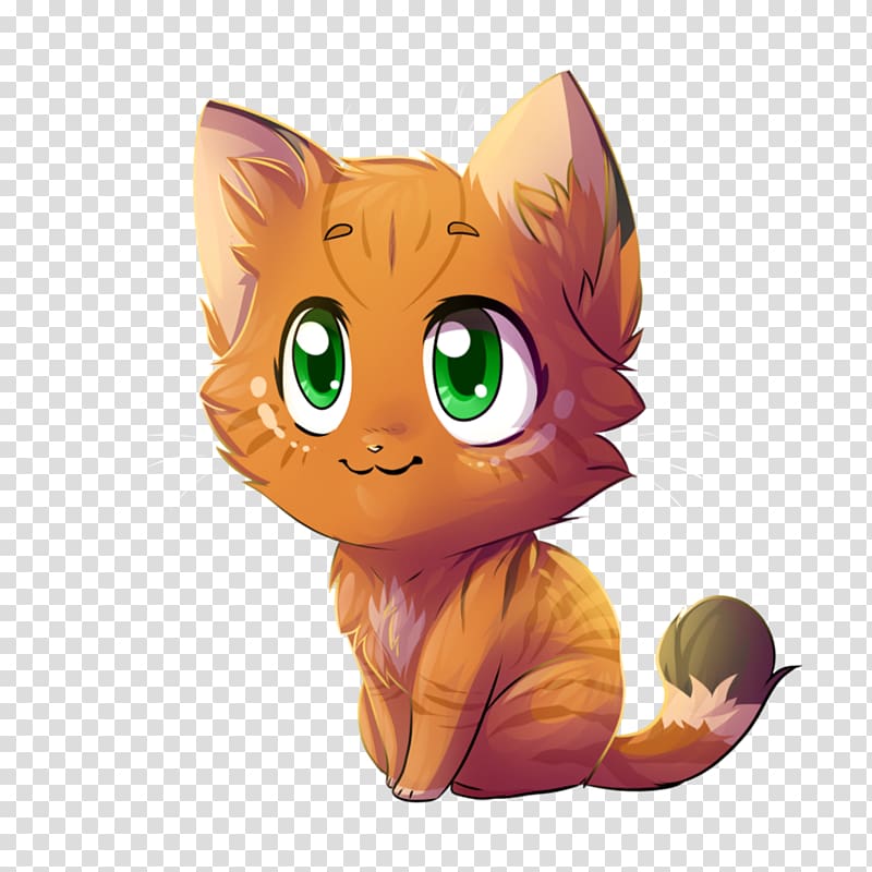 Cat Warriors, ginger transparent background PNG clipart