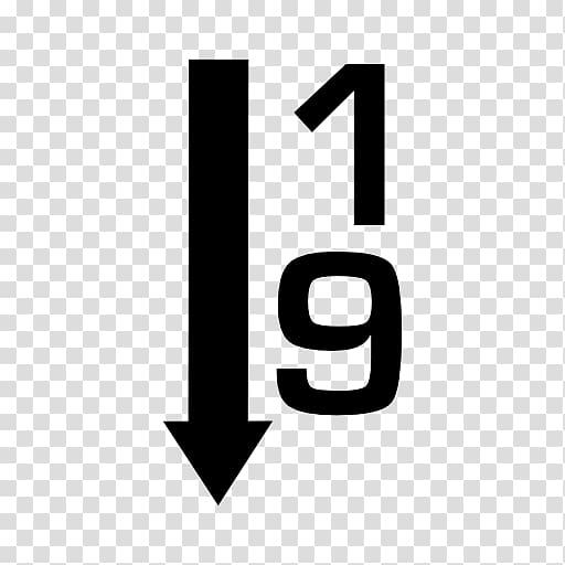 Symbol Sorting algorithm Computer Icons Number Arrow, Quantity transparent background PNG clipart