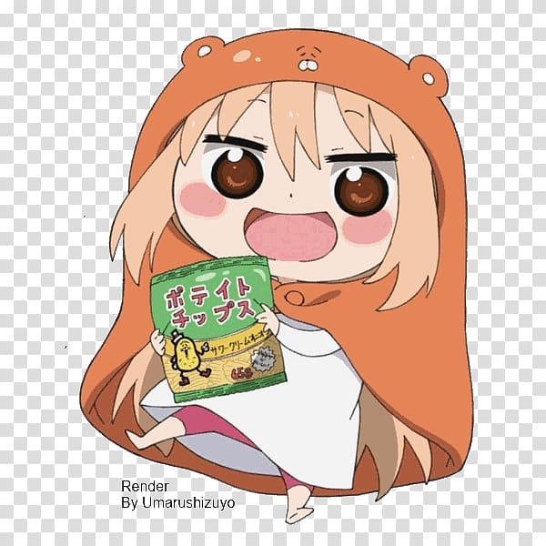 Himouto! Umaru-chan Anime Cushion Manga Kemono Friends, Anime transparent background PNG clipart