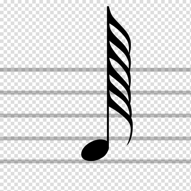 Thirty-second note Whole note Sixty-fourth note Musical note Two hundred fifty-sixth note, musical note transparent background PNG clipart