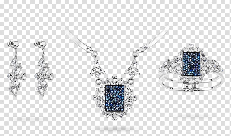 Sapphire Earring Jewellery Charms & Pendants Swarovski AG, sapphire transparent background PNG clipart